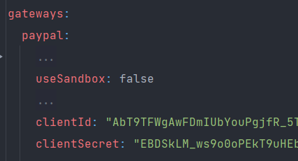 PayPal config 2