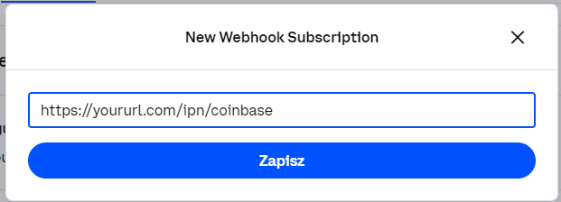 Coinbase webhook example 2